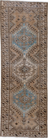 Antique Heriz Runner Rug (3' x 11')
